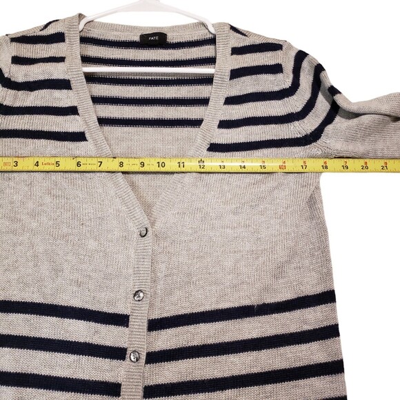 Anthropologie | Fate Black & Gray Sweater Size Small Wool Blend - Picture 6 of 8